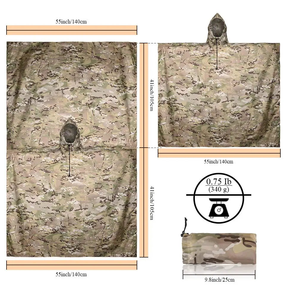 Poncho camouflage "Flexible"
