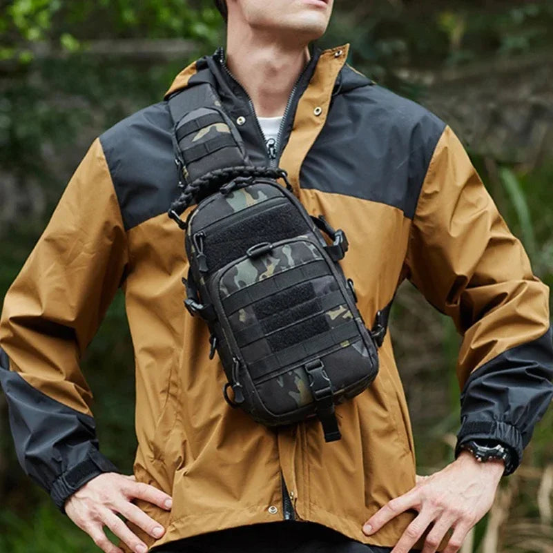 Sac Bandoulière Homme En Cuir Vintage - Sacoche Travers, Imperméable, 18x8x23 Cm, Pour Voyage, Travail - 2
