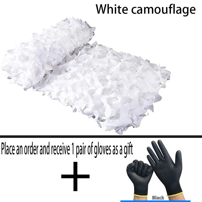 Filets de camouflage multi dimensions et motifs