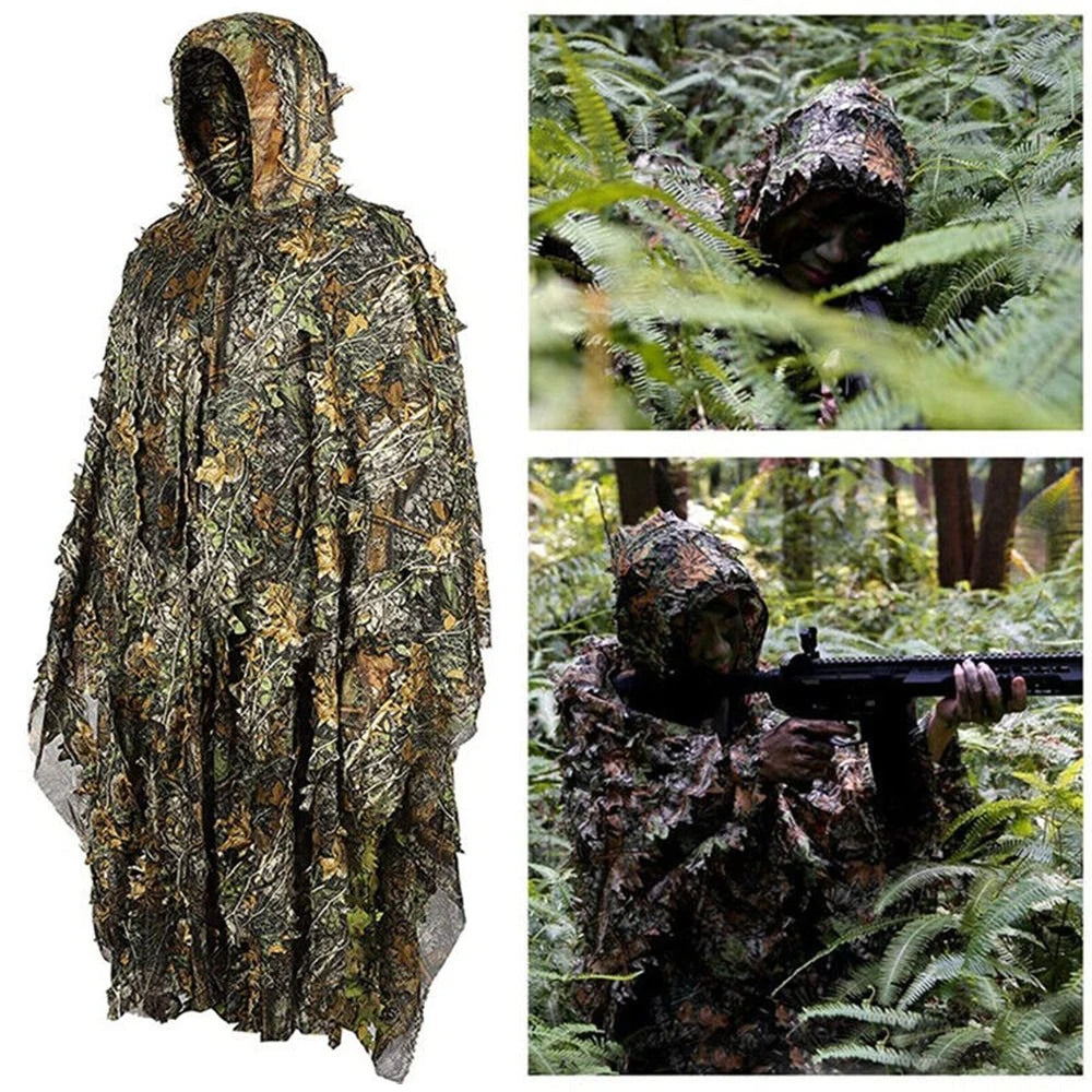 Poncho camouflage ghillie "woodland"