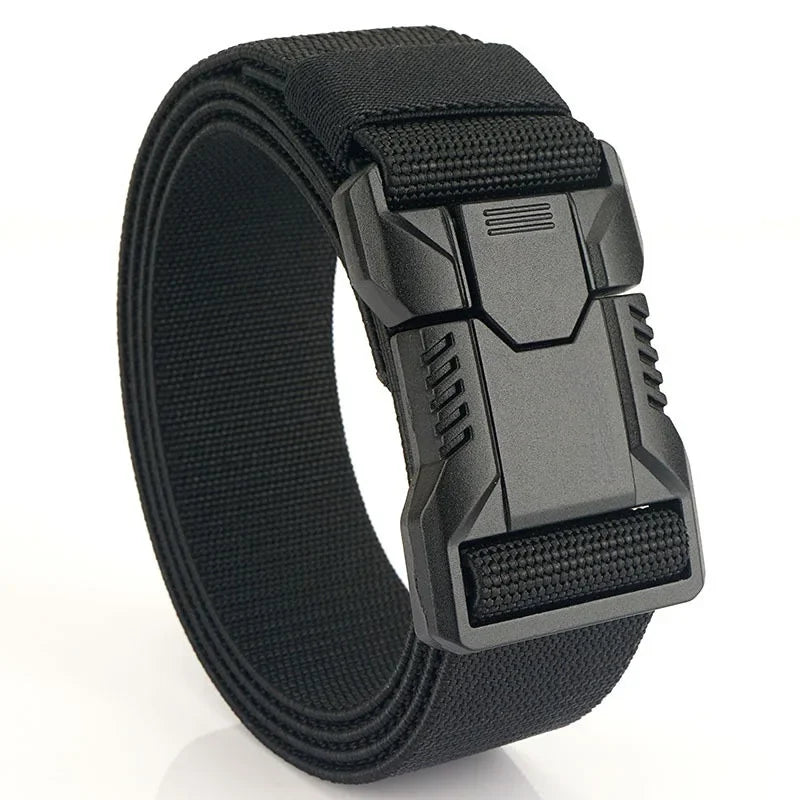 Ceinture Tactique Homme Style Militaire - Nylon Robuste, Boucle Métallique à Dégagement Rapide, Taille Ajustable 30-43 - 10