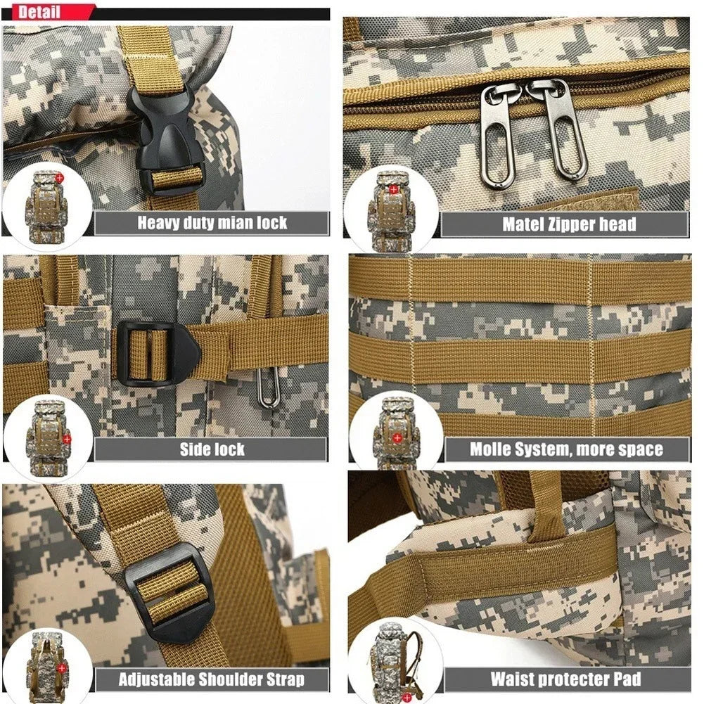 Sac à Dos Militaire "Mountain" 80L / 100L