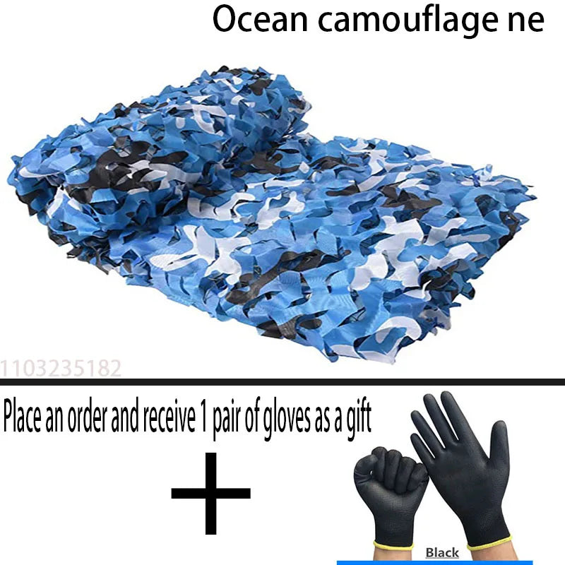 Filets de camouflage multi dimensions et motifs