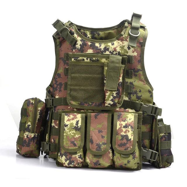 Gilet tactical pour paintball chasuble multipoches Gilet tactical pour paintball chasuble multipoches