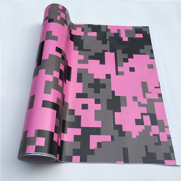 Autocollant Vinyle Camouflage Rose Pour Amazon Echo Dot 3ème Génération - Neuf Dans Son Emballage