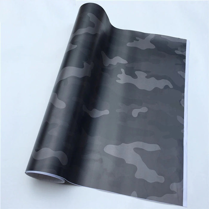 Film Covering camouflage noir gris
