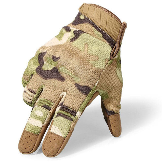 Gants De Moto Sans Doigts Tactiques - Antidérapants, Anti-choc, Respirants - Pour Cyclisme, Moto, Gym, Entraînement - 7