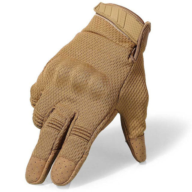 Gants De Moto Sans Doigts Tactiques - Antidérapants, Anti-choc, Respirants - Pour Cyclisme, Moto, Gym, Entraînement - 3