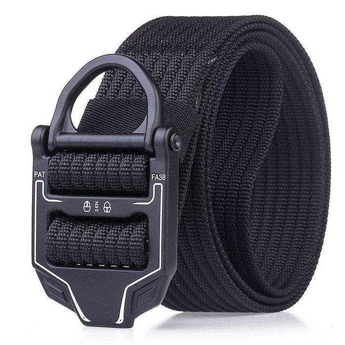 Ceinture Tactique Homme En Nylon - Boucle Métal à Déverrouillage Rapide - Largeur 3.8 Cm, Longueur 115 Cm - 4