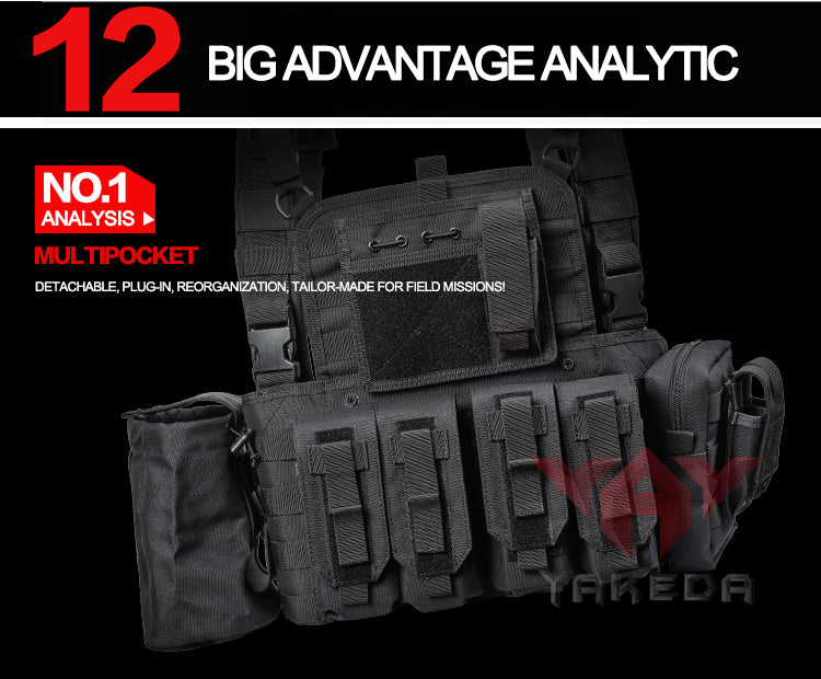 GILET TACTIQUE YAKEDA &quot;Imperator&quot;-PASSION MILITAIRE™
