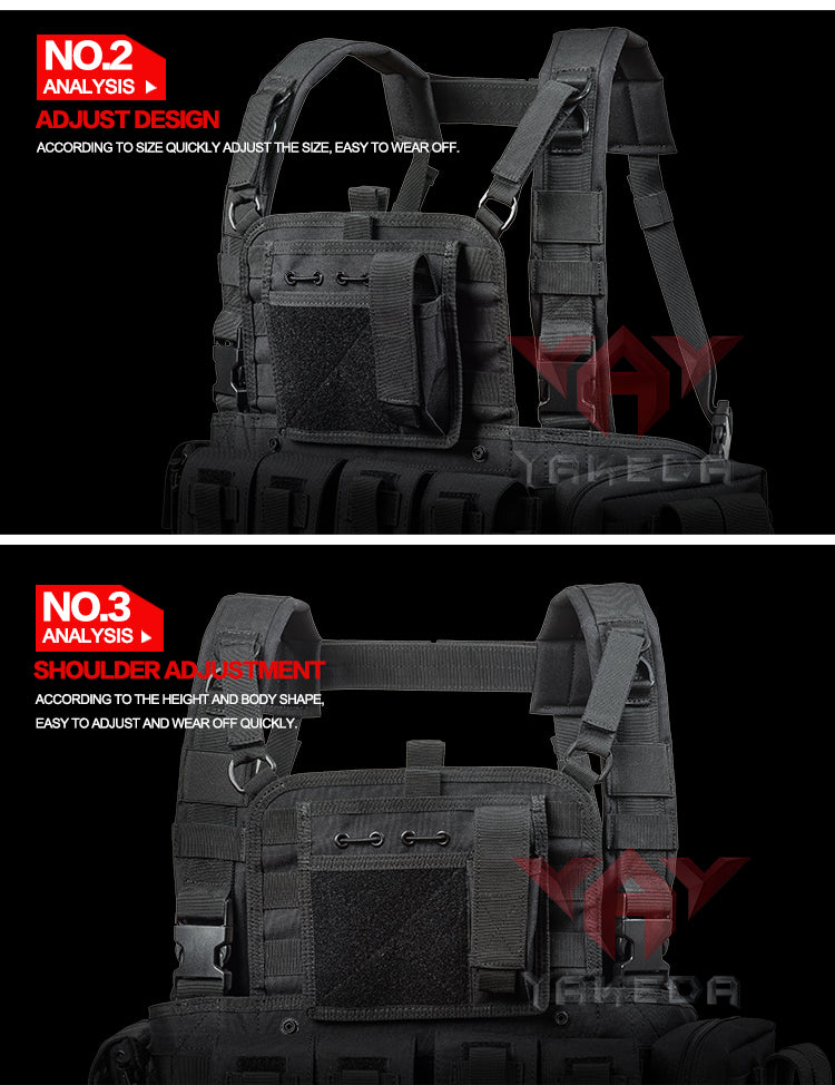 GILET TACTIQUE YAKEDA &quot;Imperator&quot;-PASSION MILITAIRE™