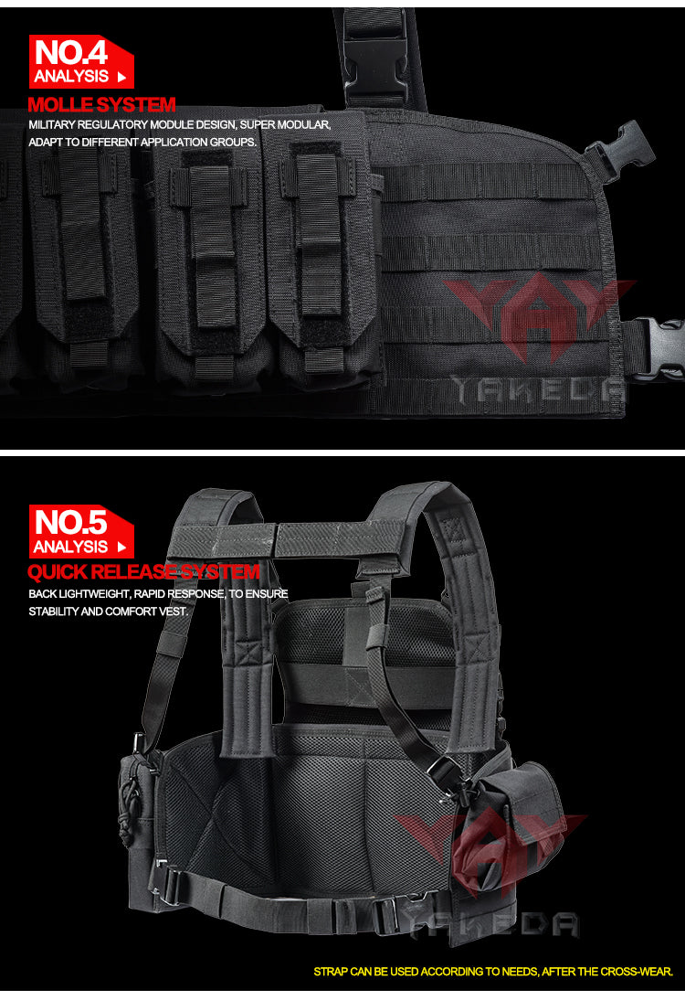 GILET TACTIQUE YAKEDA &quot;Imperator&quot;-PASSION MILITAIRE™