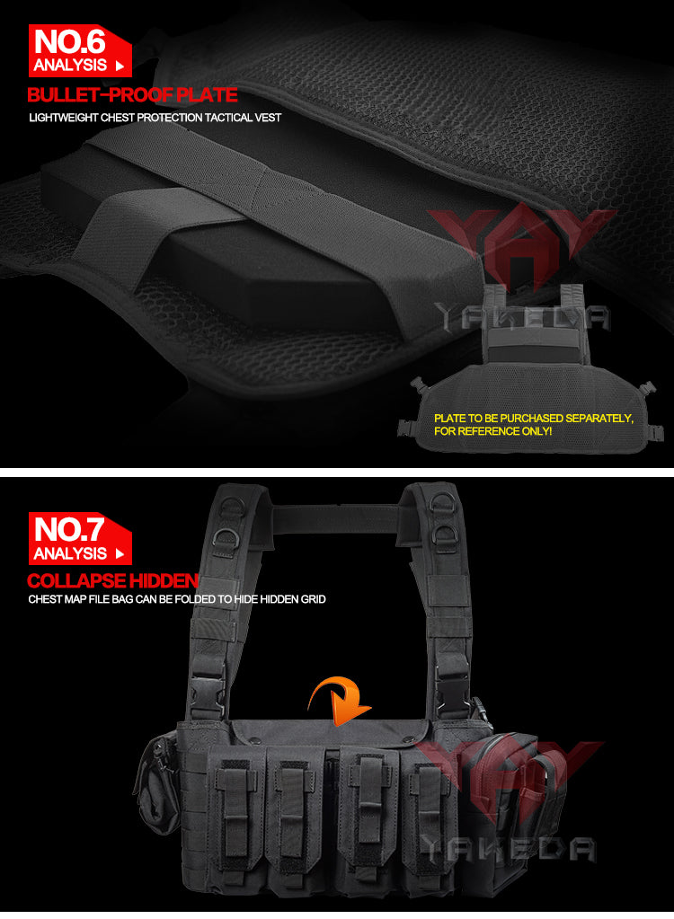 GILET TACTIQUE YAKEDA &quot;Imperator&quot;-PASSION MILITAIRE™